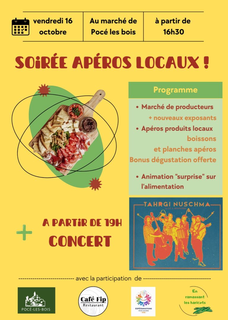 apéro concert Pocé les bois